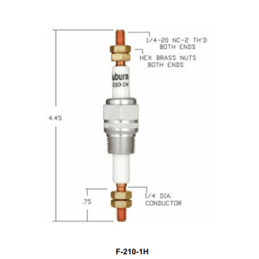 Auburn F-210-1H Feedthrough