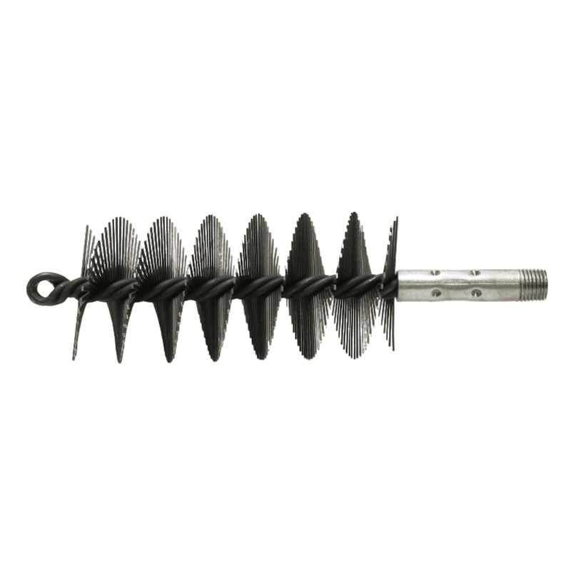 Brush Flat Temp. Steel Wire SS/SD - Male Br Dia 2-1/4" - Schaefer