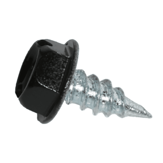 HW6X3/8ZBT - Malco - Sheet Metal Screw, Black, 1,000PK