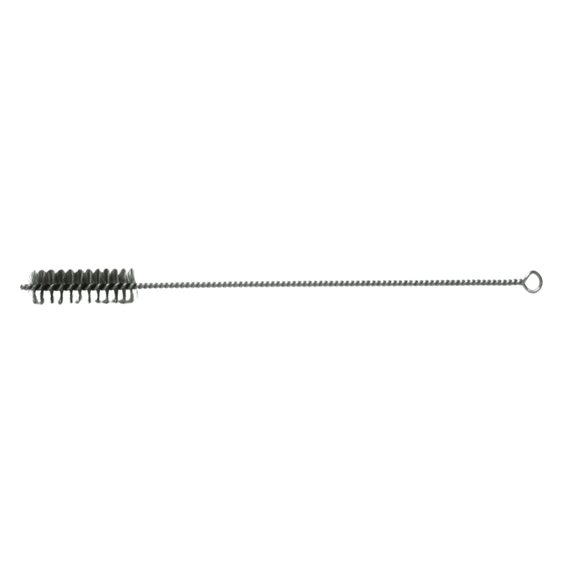 Schaefer Tube Brush, Industrial, SS, SS/SS, 15" Length, 1" Dia (12PK)