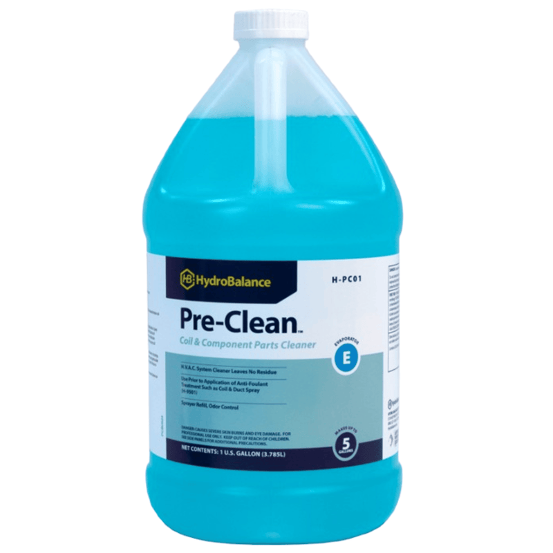 HydroBalance Pre-Clean HVAC Cleaner 1 Gal Bottle, (4PK)