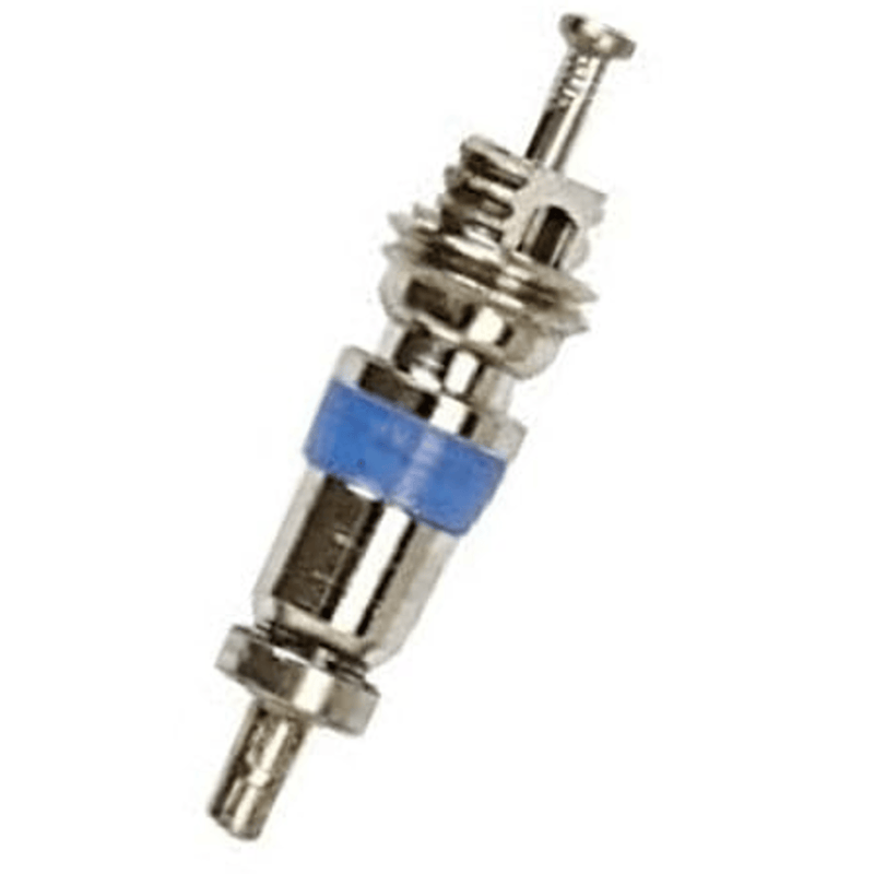 Valve de service, obus avec joint téflon (bleu), fût conique 6PK - C&D