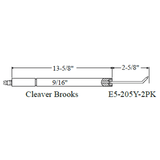 Westwood 205Y, Cleaver Brooks Electrode 2pk