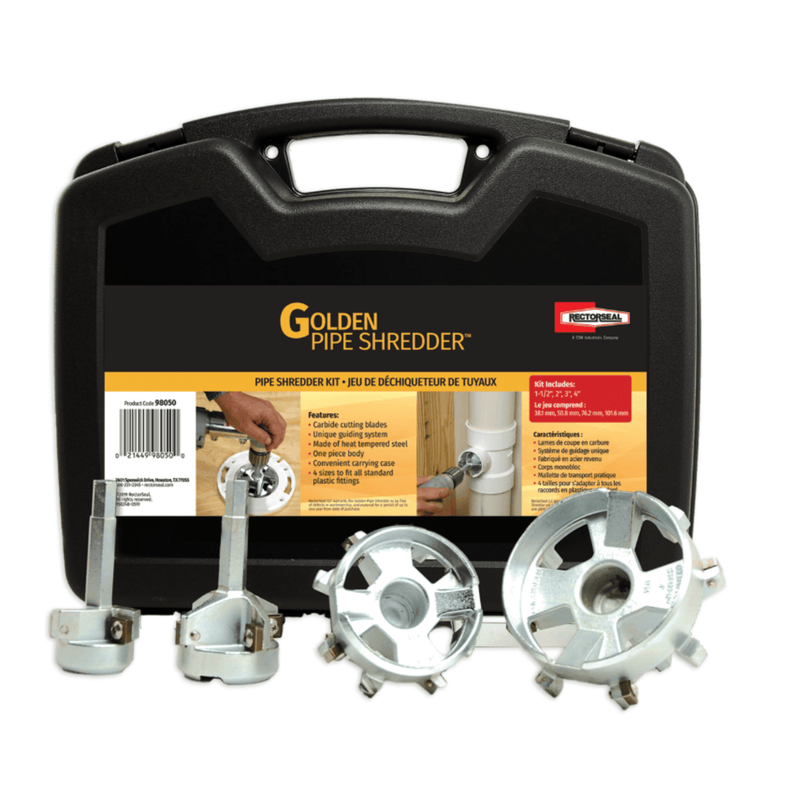Pipe Shreader Kit Golden - 1PK - Rectorseal
