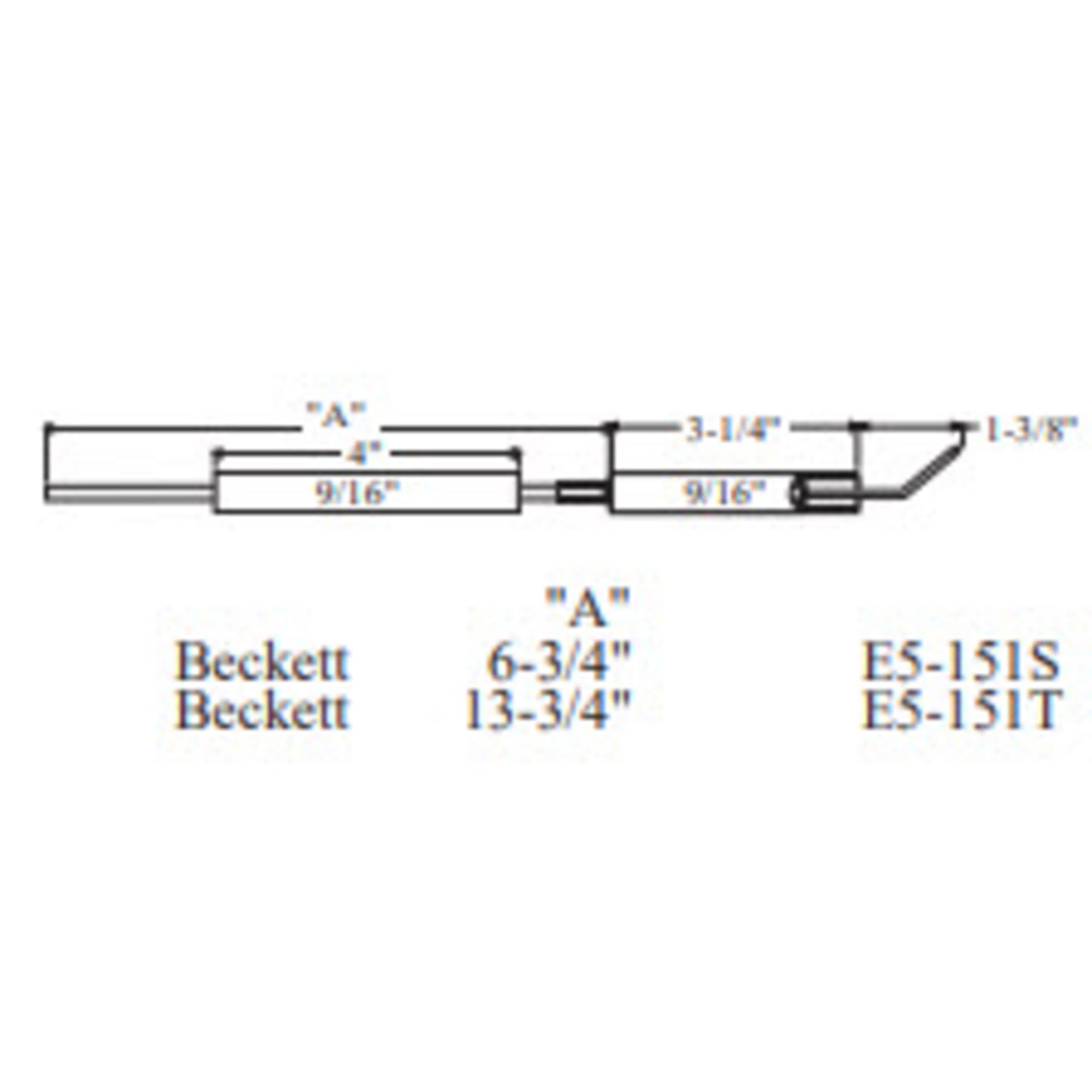 Westwood 151S, Beckett Electrode 2pk