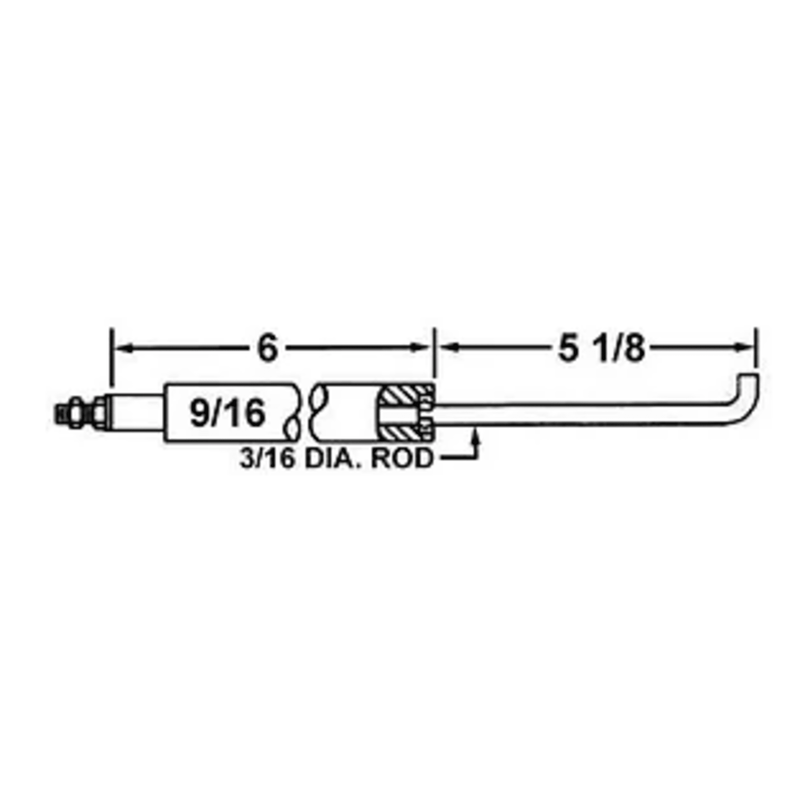 Electrode PEABODY ENG'G CP 51  (Replacement for Westwood WP-E5-458) - Crown