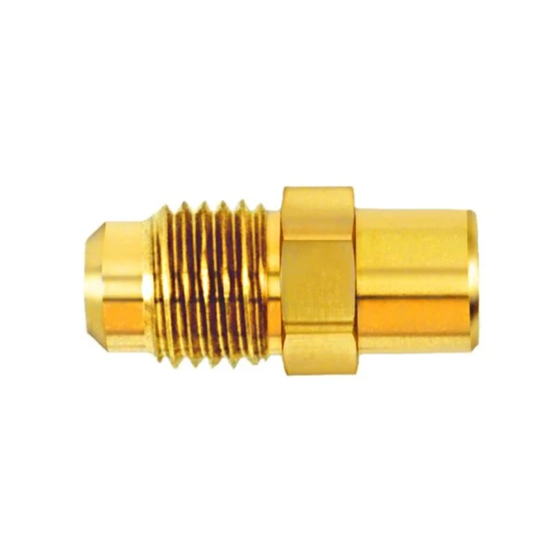 C&D 1/4" m. flare access body, solder end has 1/4" ID and 3/8" OD step, CD2245 6PK