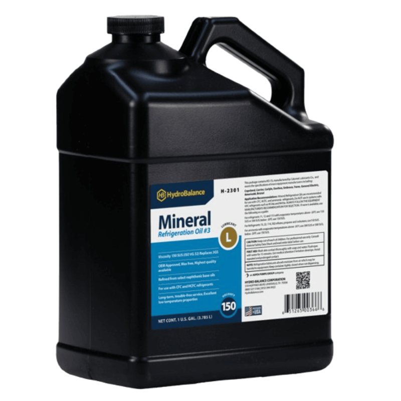 Huile de réfrigération n° 3, bouteille de 1 gallon (paquet de 4) - HydroBalance