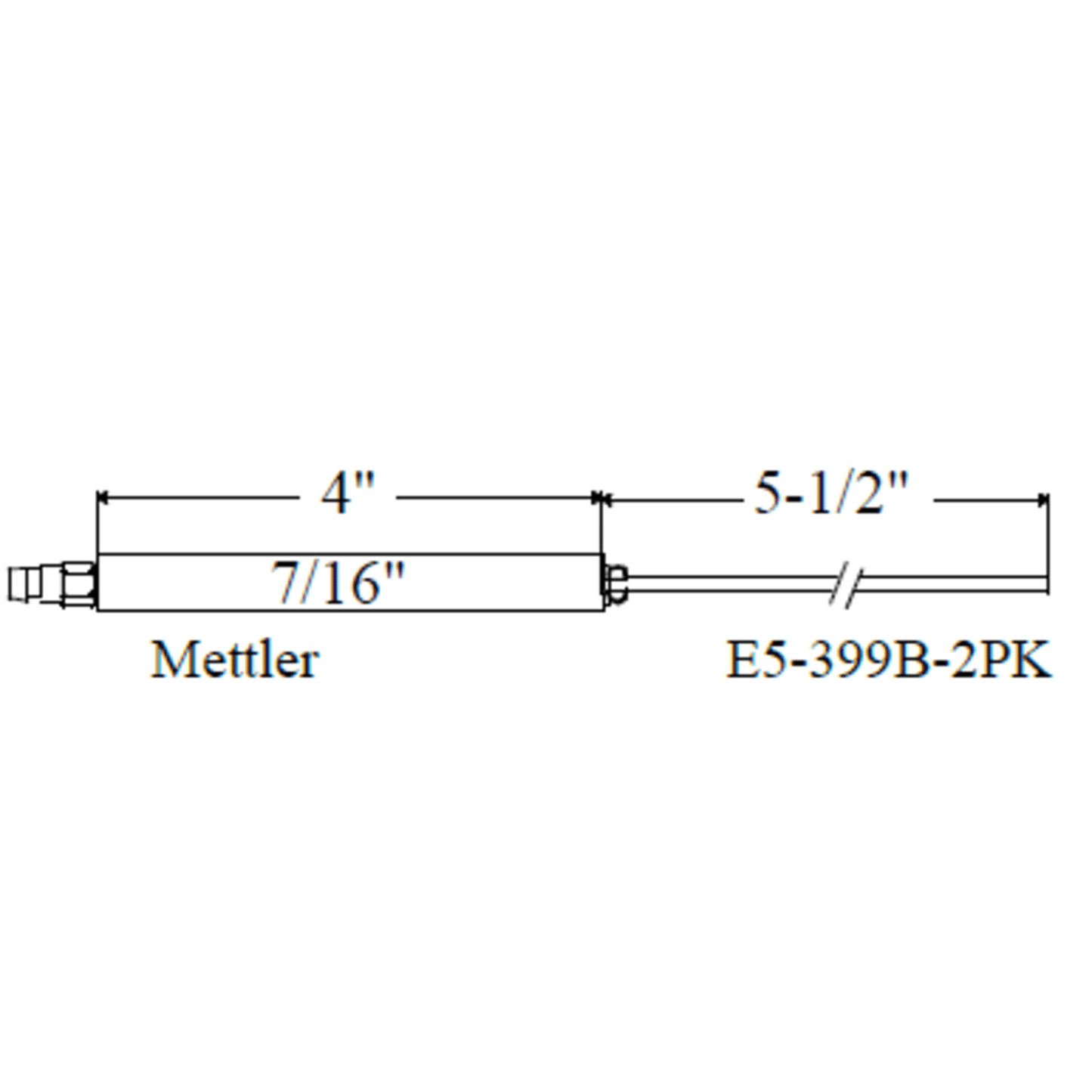 Westwood 399B, Mettler Electrode 2pk