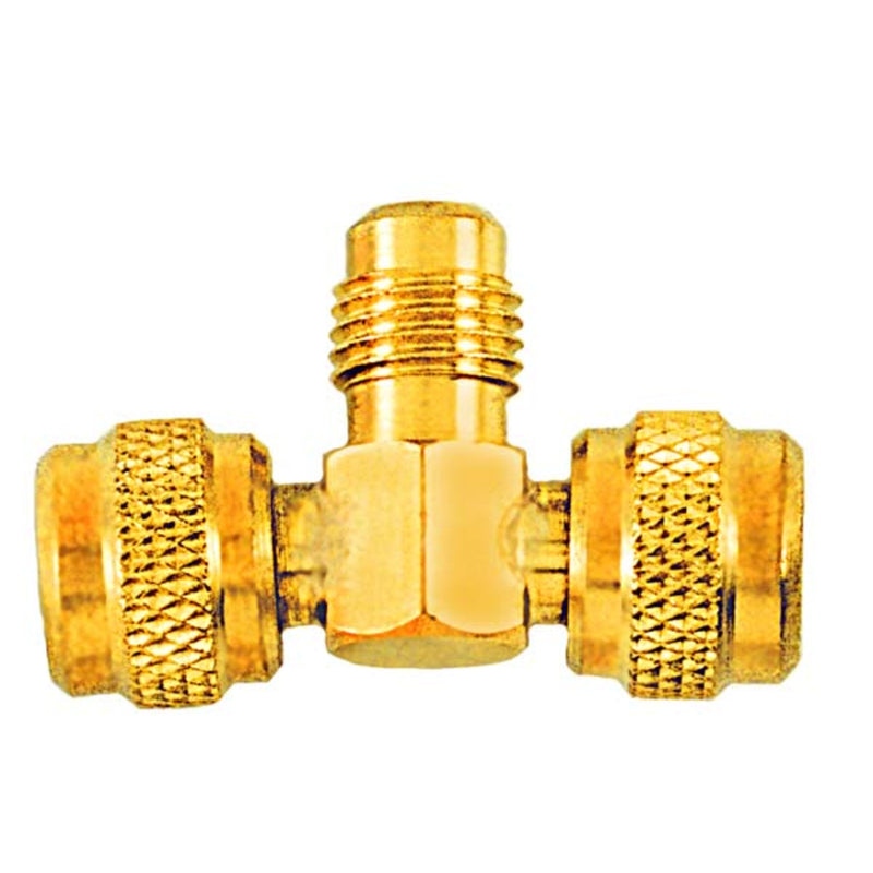 Vanne d'accès 1/4" F. évasée x 1/4" F. évasée x 1/4" M. 1EA - C&D