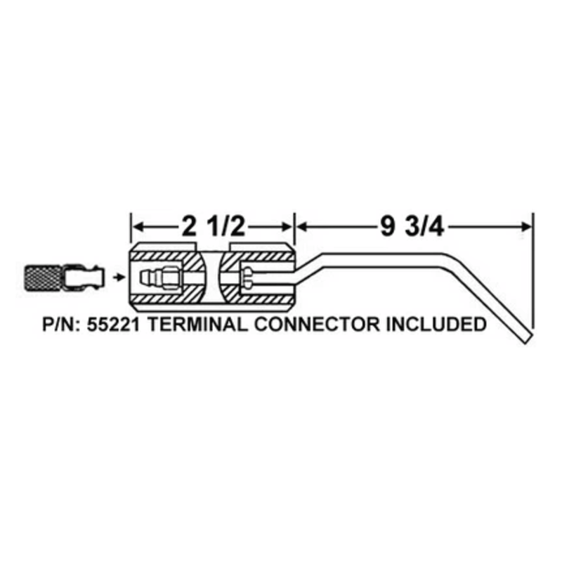 Electrode M.HONEYWELL  * CM 46A 25220 W/55221  - Crown