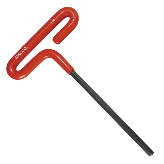 WT618G - Malco - T-HDL HEXKEY GRIP, 6", 1/8" (1EA)