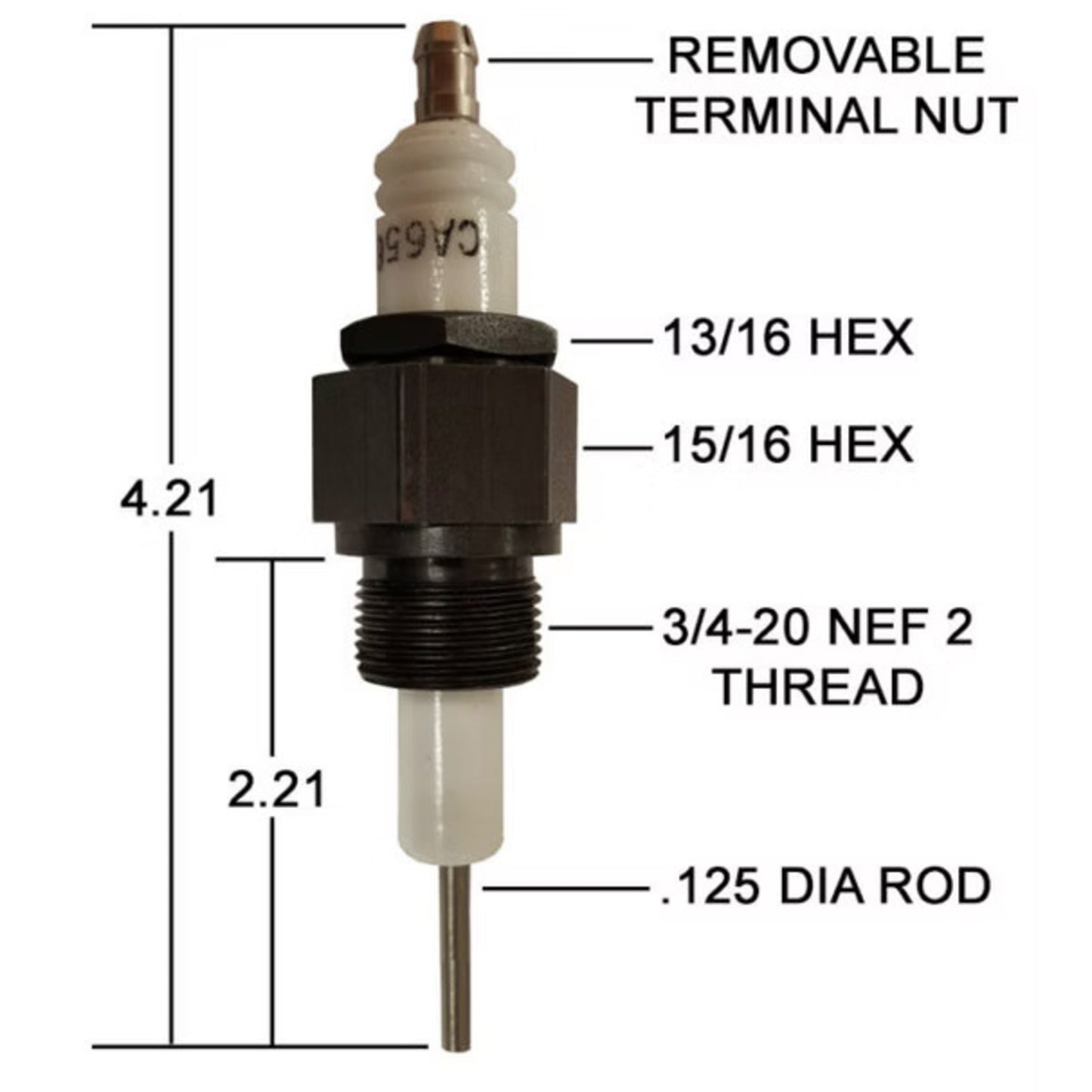CA655 - Crown - IGNITER/REPLACES I-75-5 REPL AUBURN I-75-5 (EA)