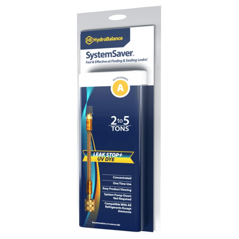 Système d'étanchéité Leak Sealant SystemSaver et colorant 2 à 5 tonnes, (6 Pk) - HydroBalance