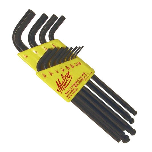 WBL12S - Malco - WRENCH SET,  BALLTIP, 12 PIECE (1EA)