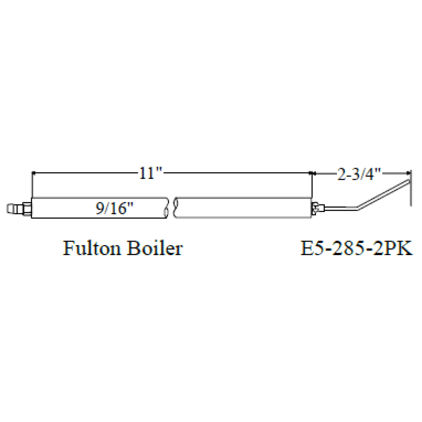 Westwood 285, Fulton Boiler Electrode 2pk