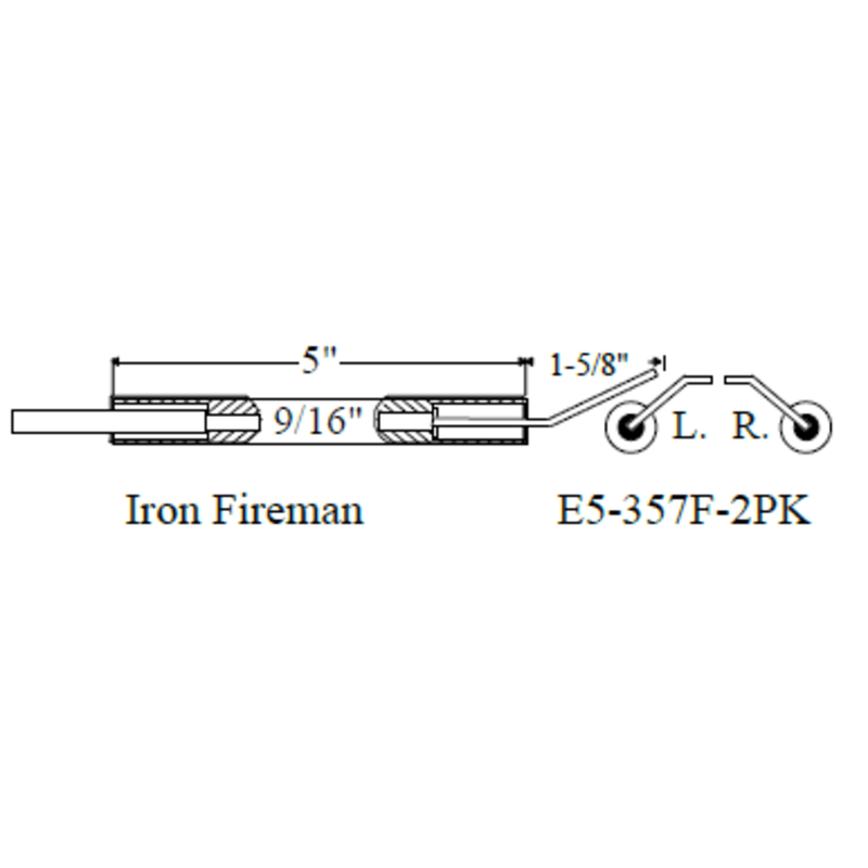 Electrode IRON FIREMAN, 357F 2pk - Westwood