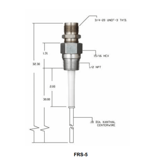 Auburn FRS-5 Flame Rod (CS13045)