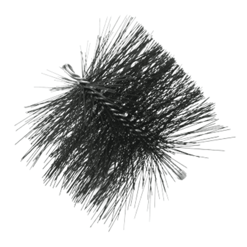 Brush Chimney Pro-Clean Home - Square T. Steel SS/DS Brush Size 7"  - Schaefer