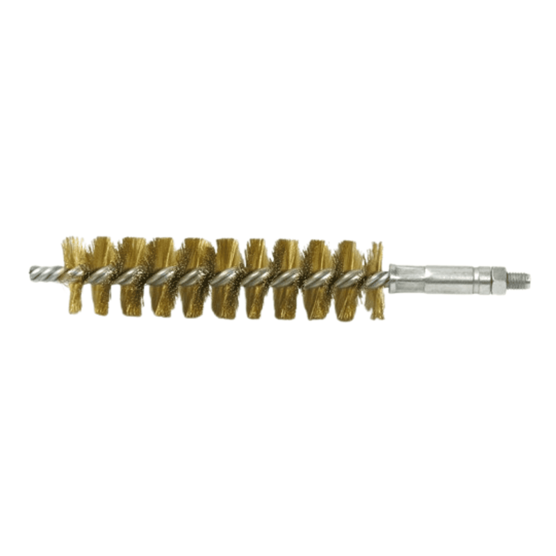Schaefer Brush, Brass, SS/DS, Male, 1" Dia (1EA)