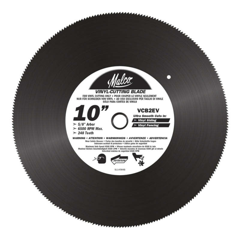 Circular Saw Blade, Vinyl, 10"  - Malco