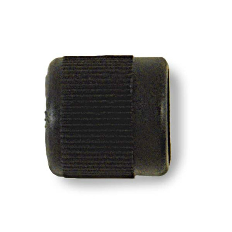 Bouchon de vanne d'accès 1/4" évasé, rond en nylon noir chargé de verre avec joint torique en néoprène, paquet de 25 - C&D