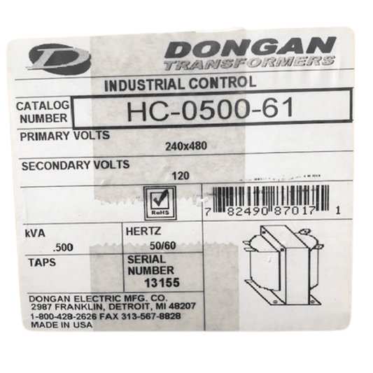 Dongan HC050061, Ignition Transformer