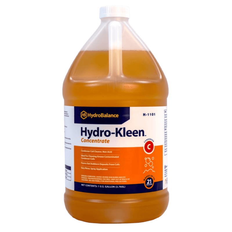 Coil Cleaner Hydro-Kleen Concentrate 1 Gal Bottle, (4PK) - HydroBalance