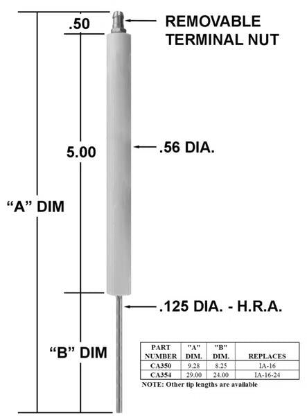 CA350 - Crown - IGNITER/REPLACES IA-16 REPL AUBURN IA-16 (EA)