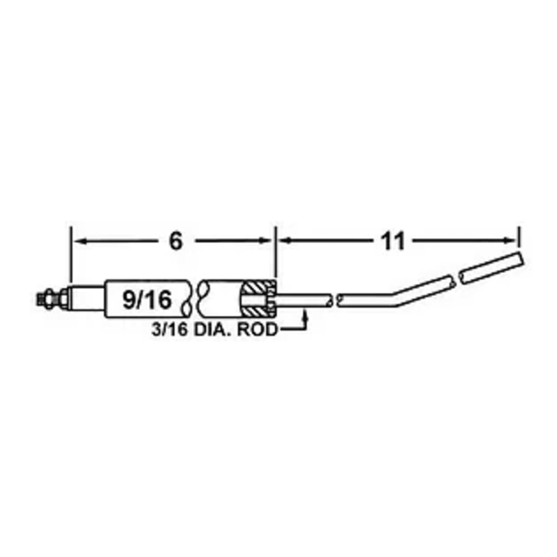 Electrode PEABODY ENG'G CP 50  (Replacement for Westwood WP-E5-457) - Crown