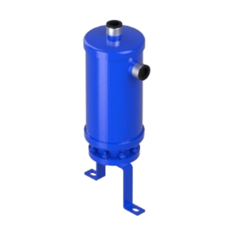 Oil Separator, 2-1/8 ODS, 3/8 FL Return - 53.975mm - Helical Welded - Henry