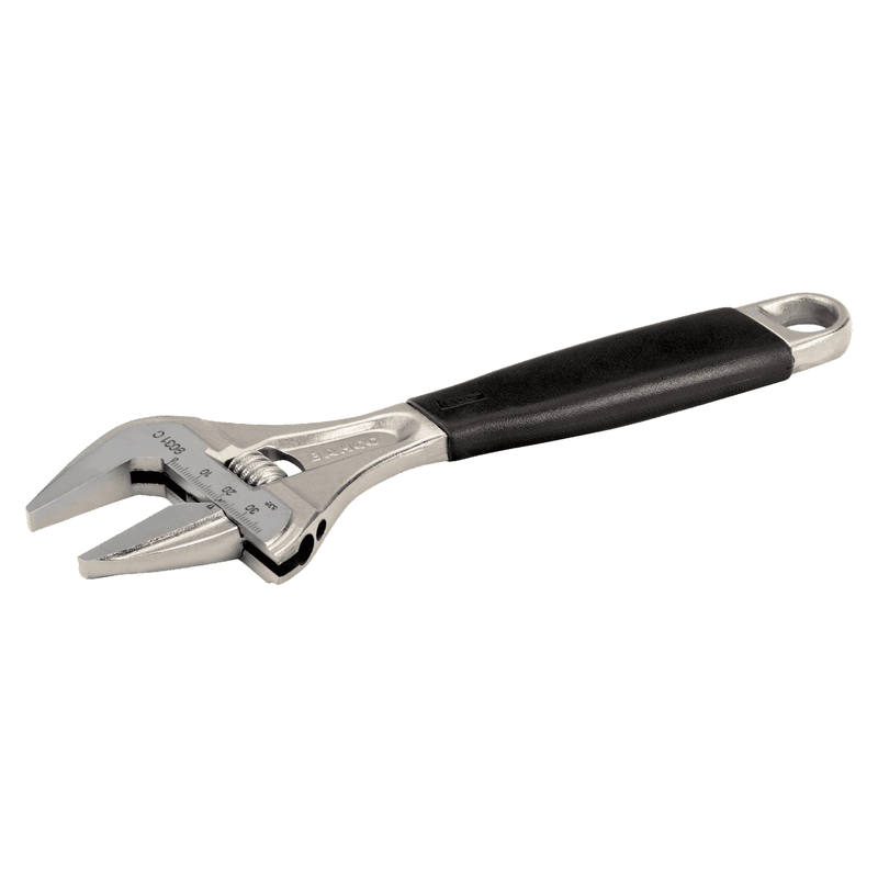 Clé à molette 90-S chromée grande ouverture 8" - Bahco