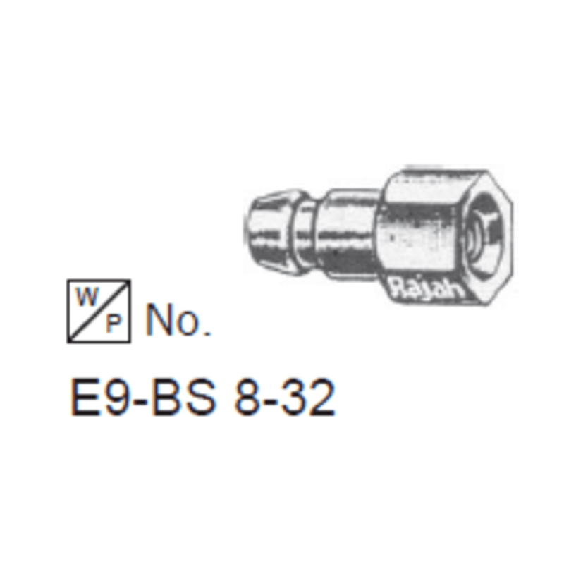 8/32 RAJAH LIKE Base stud with 8-32 thread 10pk (Crown Replacement for WP-E9-BS832-PK)