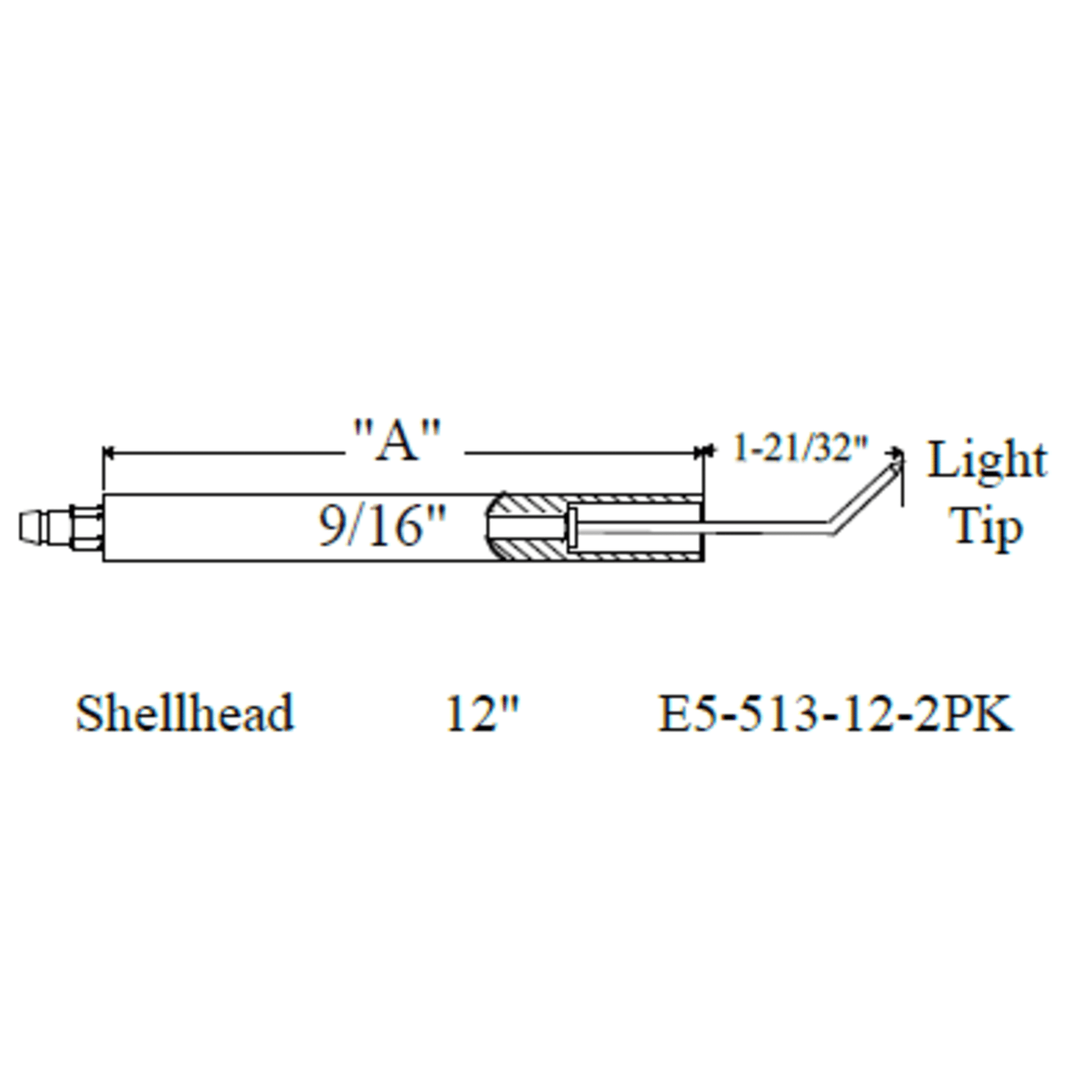 Westwood 513-12, Shellhead Electrode 2pk