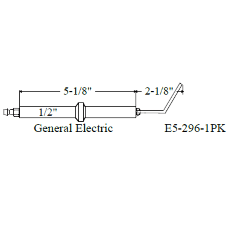 Electrode GENERAL ELECTRIC 296, 1pk - Westwood