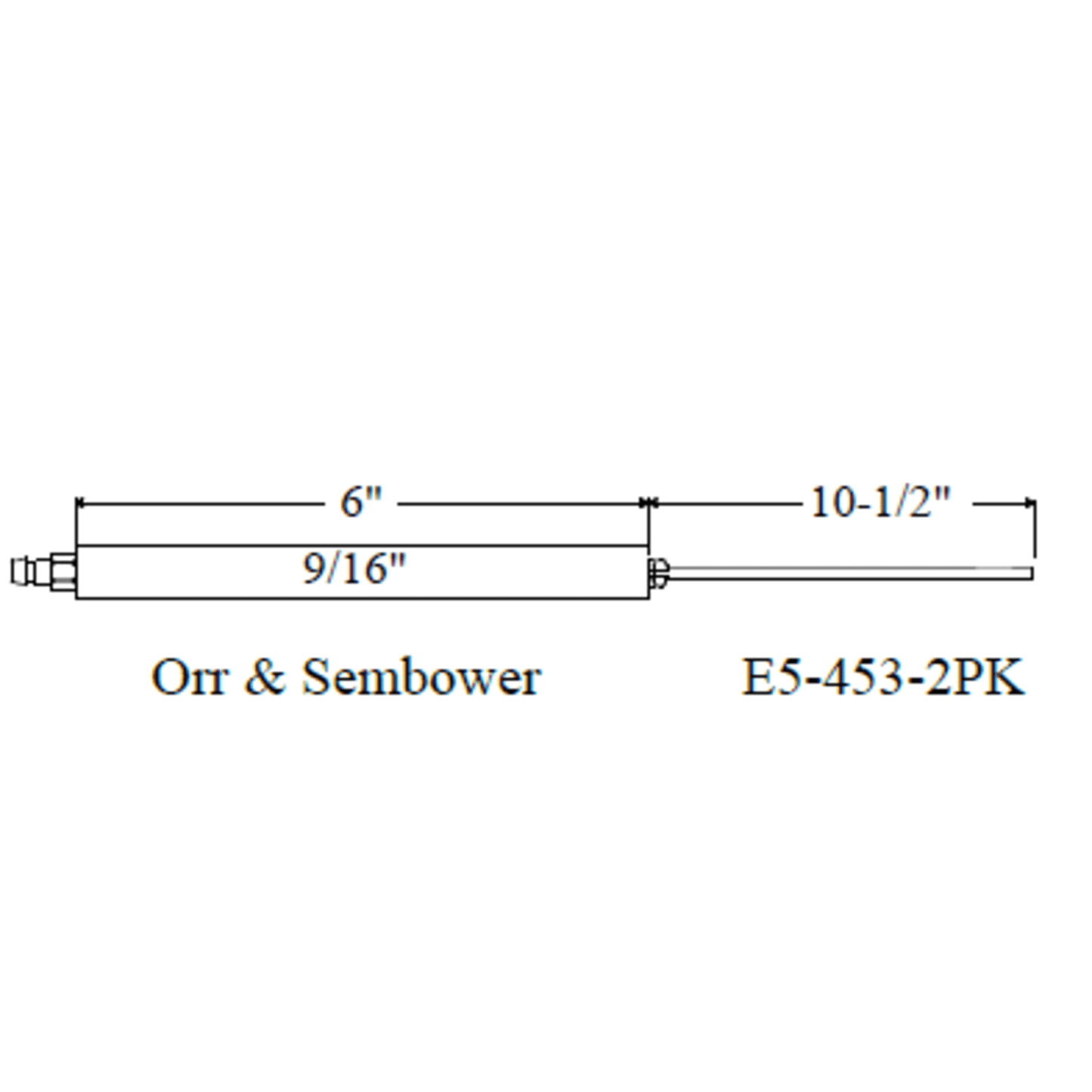 Westwood 453, Orr & Sembower Electrode 2pk