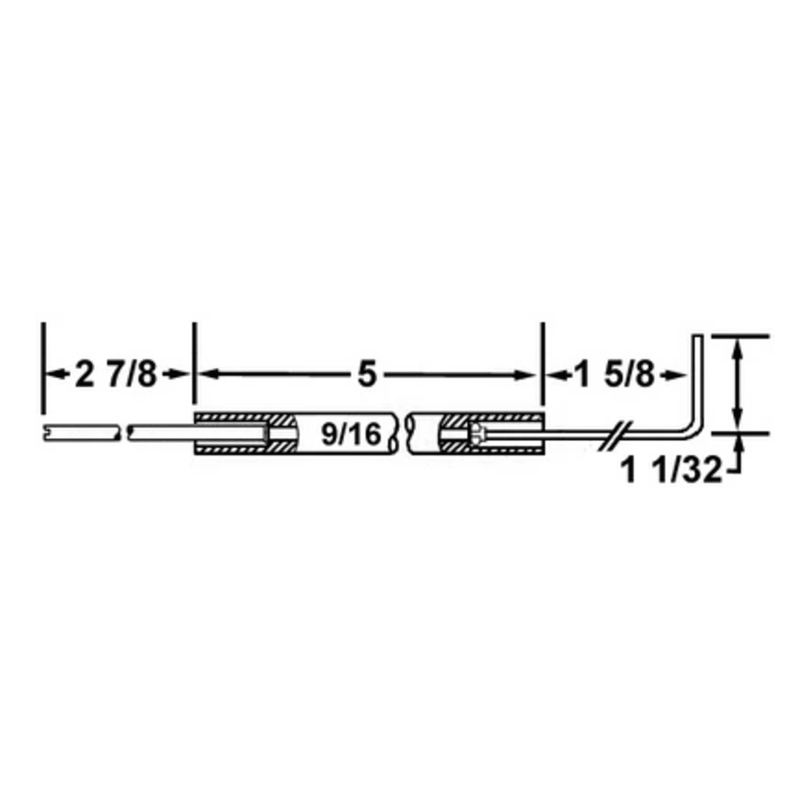 Electrode IRON FIREMAN * CI 26A  (Replacement for Westwood WP-E5-357R) - Crown