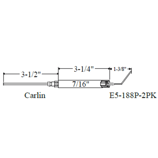 Westwood 188P, Carlin Electrode 2pk