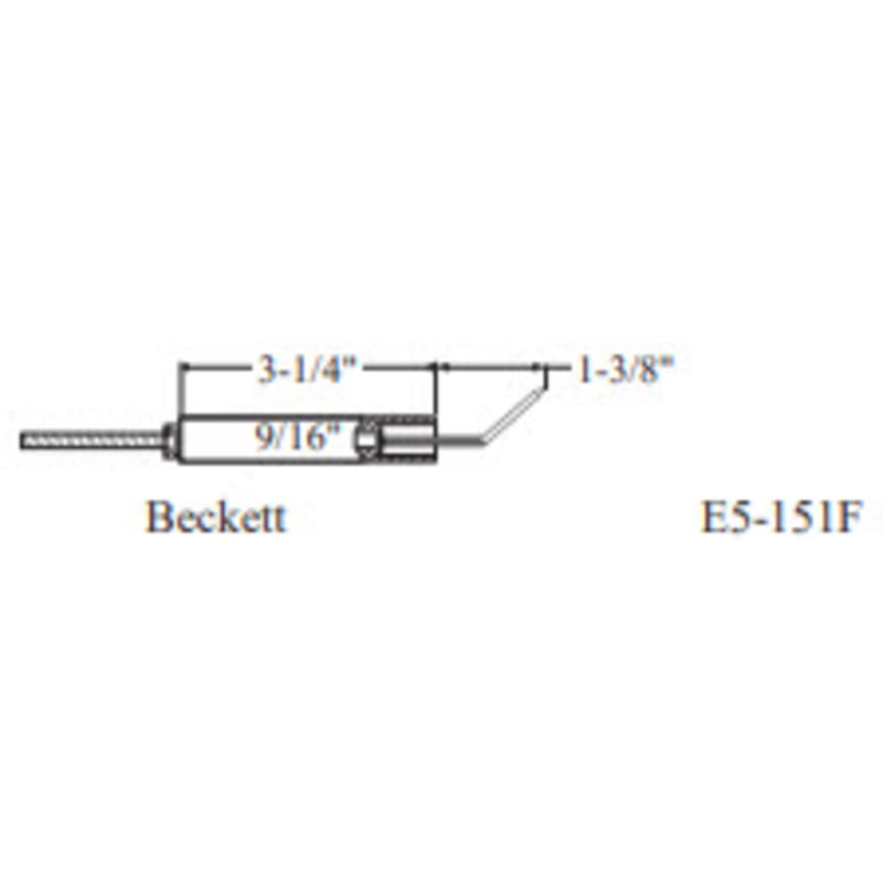 Electrode BECKETT 20410, 2pk (Crown Replacenment for WP-E5-151F-2PK)