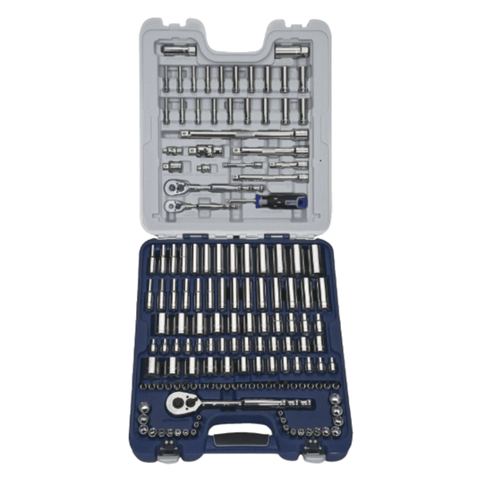 Williams 50614B, Socket and Drive Tool Set, 6 and 12-Point SAE and Metric, 146-piece