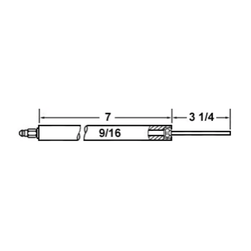 Electrode INDUSTRIAL COMBUSTION 873-34-2 / 12070  (Replacement for Westwood WP-E5-344) - Crown