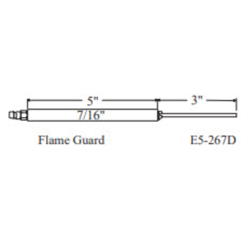 Electrode FLAME GUARD 267D,  2pk (Replaced w/Crown XX2508-02) - Westwood