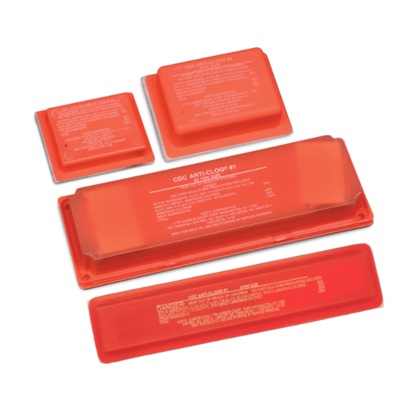 Nettoyant pour bac à condensats CDC Anticlog, mince, 5 tonnes, 1 bande, (paquet de 24) - HydroBalance