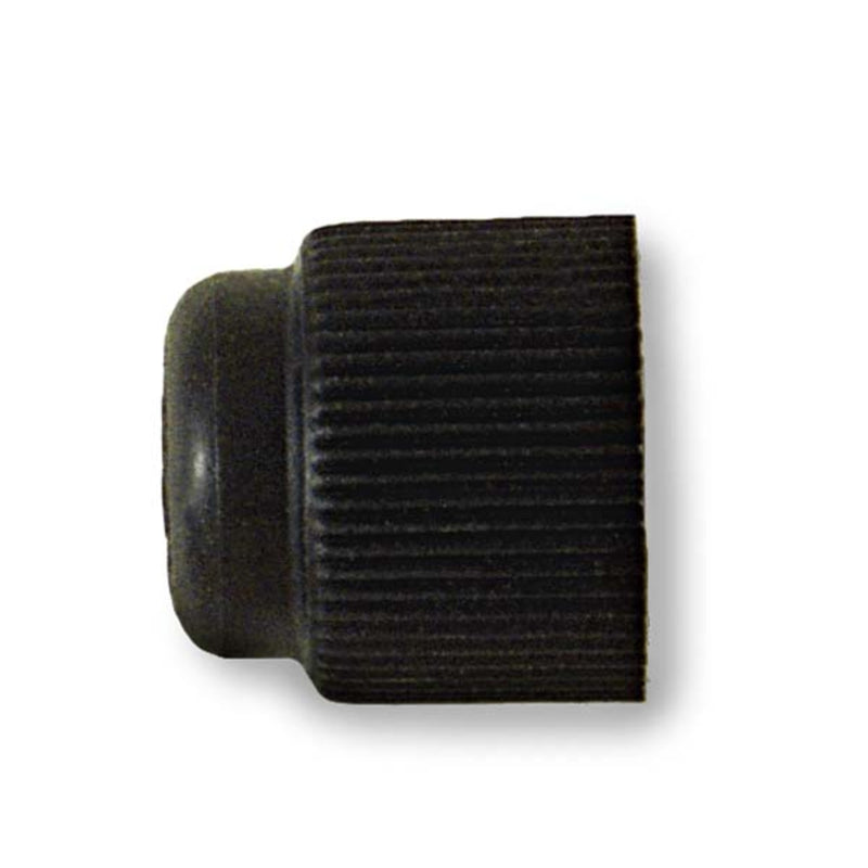 Access Valve 1/2-16 Acme cap, black glass-filled nylon w/ neoprene o-ring seal 6PK - C&D