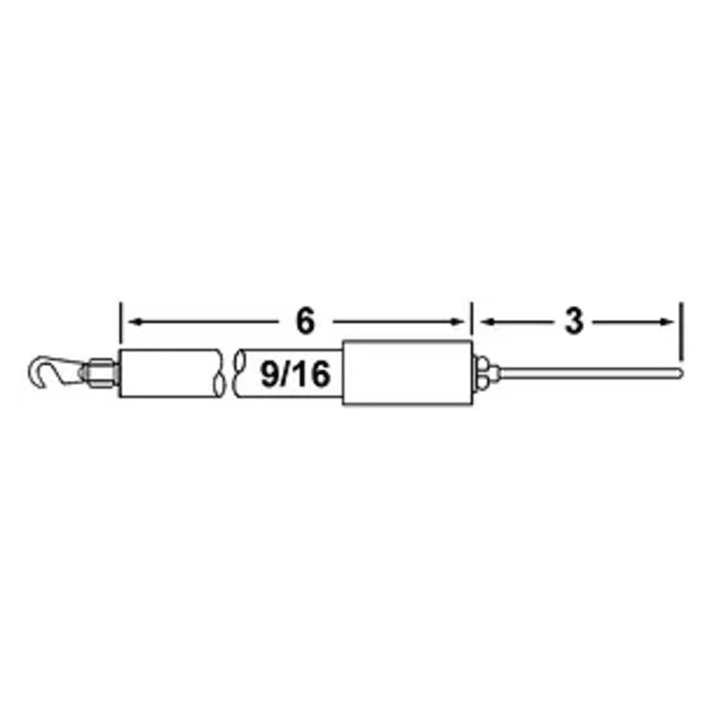 Electrode CLEAVER BROOKS 873-69  17125  (Replacement for Westwood WP-E5-205A) - Crown
