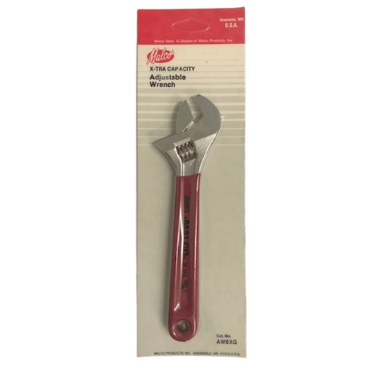 AW8XG - Malco 8" Adjustable Wrench  X-TRA Capacity