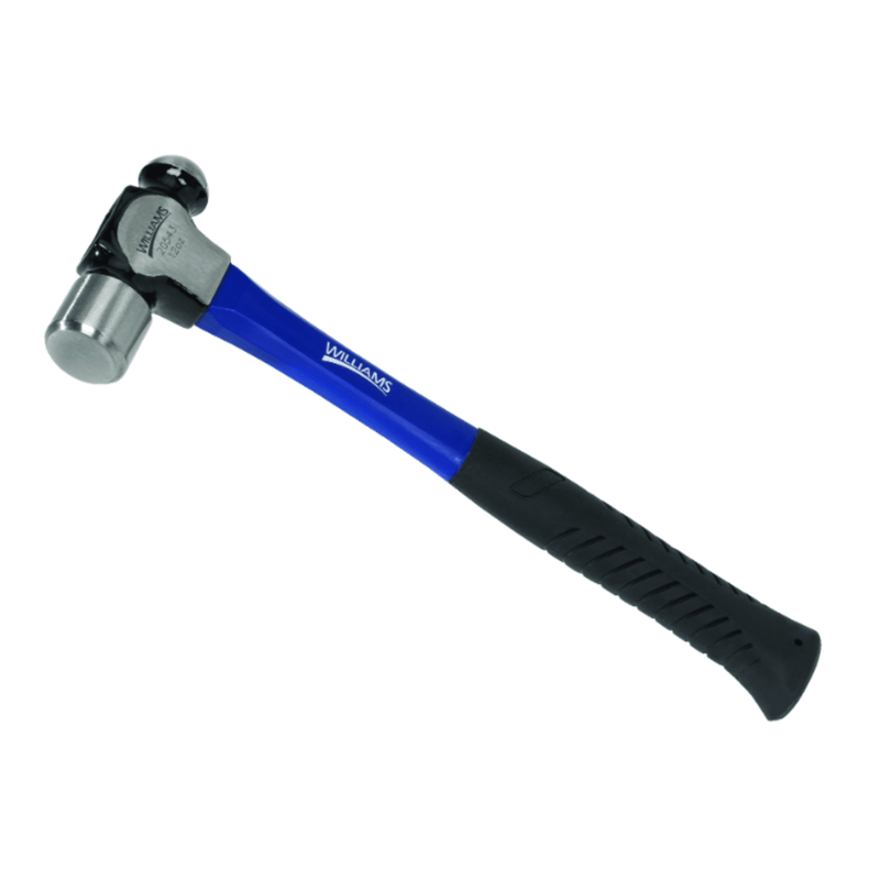 Ball-Pein Hammer with Fiberglass Handle with Cushion Grip 32 oz - Williams