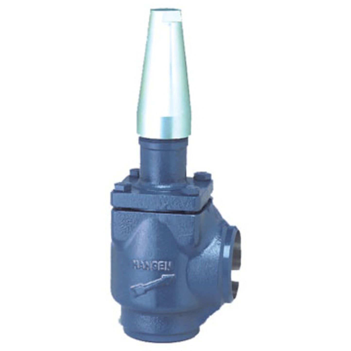 AW402H - Hansen - 4" Ammonia Shut-off Valve Angle, Welded, Handwheel