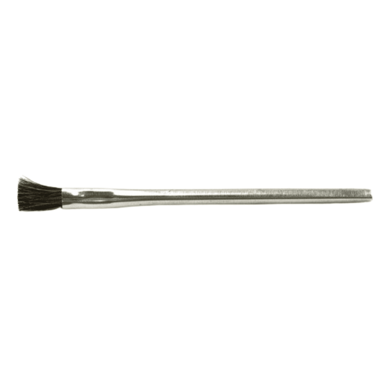 Schaefer Acid Brush, Tin Handle, Horsehair, PK 144, 3/8" (1EA)