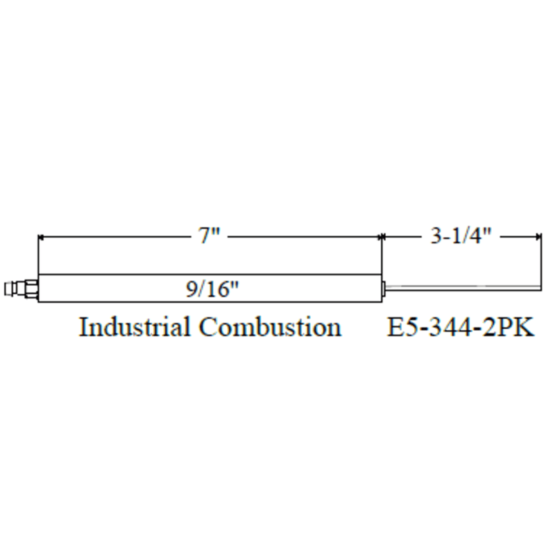 Electrode INDUSTRIAL COMBUSTION, 344, 2pk - Westwood
